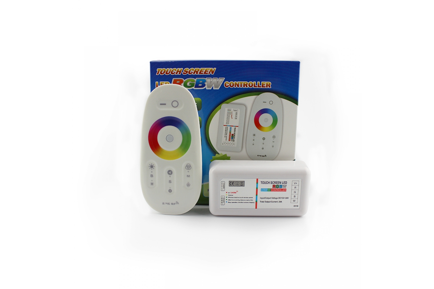 2.4G – RGBW touch screen controller